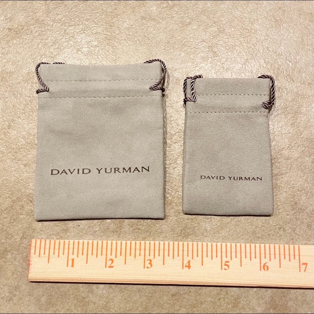 David Yurman suede pouches